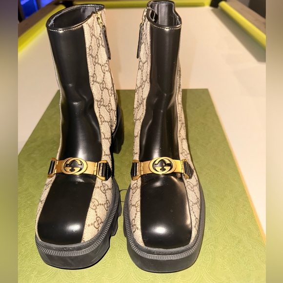 Gucci boots size 8 worn once - Picture 4 of 9